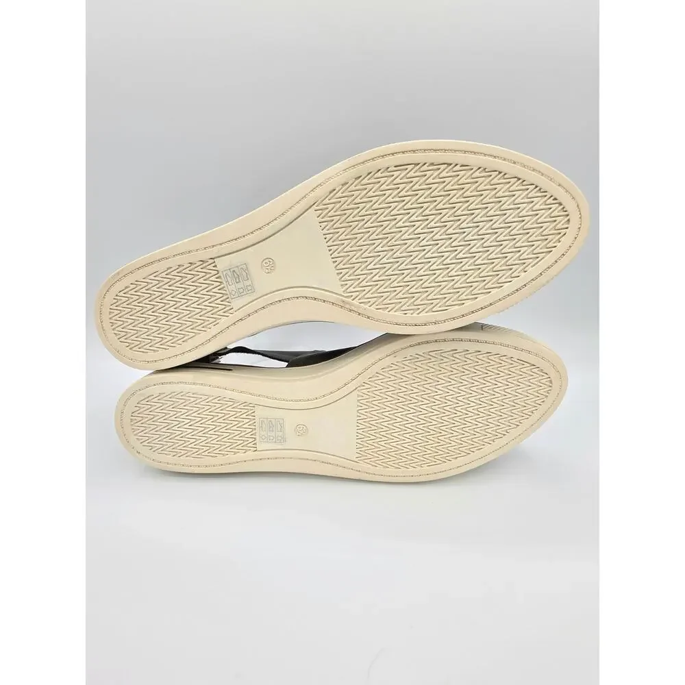 Eileen Fisher Leather Flats Womens 6.5 Bronze Metallic Comfort Shoes NEW